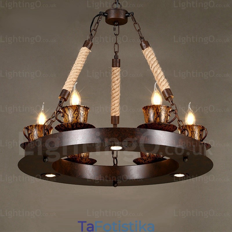 Φωτιστικό κρεμαστό 9 Light Country Rustic