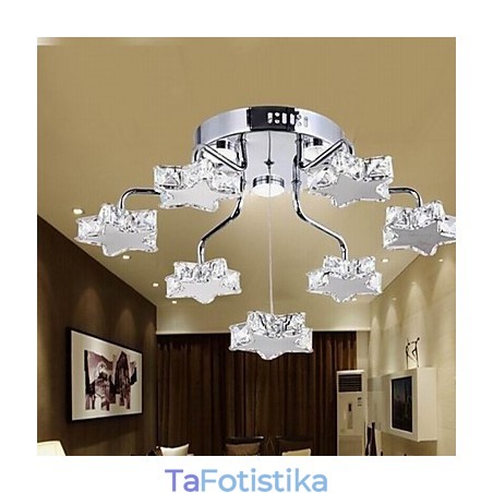 Flush Mount 7 Light Modern Electroplated Inox Flush Mount 7 Light Modern Electroplated Inox