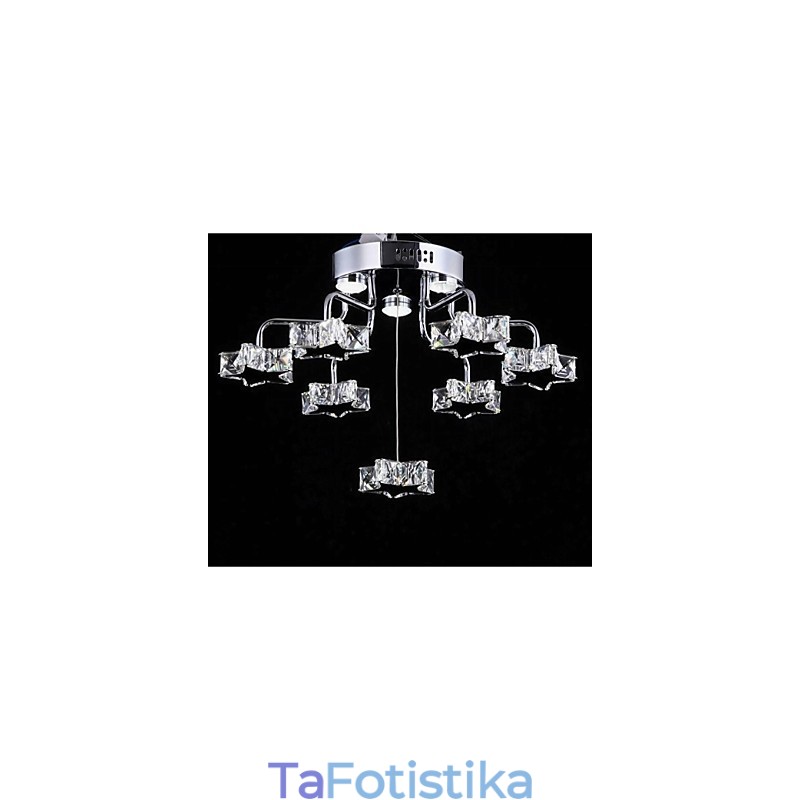 Flush Mount 7 Light Modern Electroplated Inox