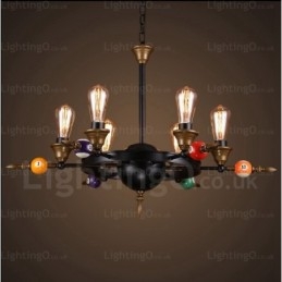 Φωτιστικό κρεμαστό 4 Light Country Rustic Vintage Retro