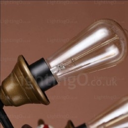 Φωτιστικό κρεμαστό 4 Light Country Rustic Vintage Retro