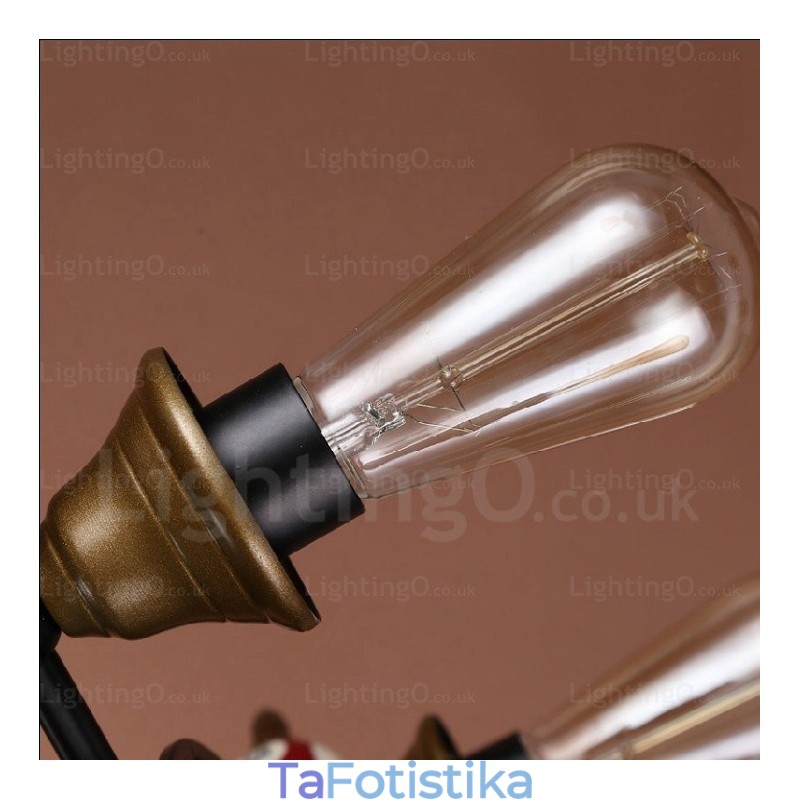 Φωτιστικό κρεμαστό 4 Light Country Rustic Vintage Retro