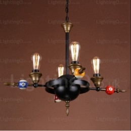 Φωτιστικό κρεμαστό 4 Light Country Rustic Vintage Retro