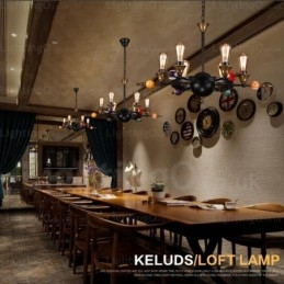 Φωτιστικό κρεμαστό 4 Light Country Rustic Vintage Retro