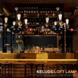 Φωτιστικό κρεμαστό 4 Light Country Rustic Vintage Retro