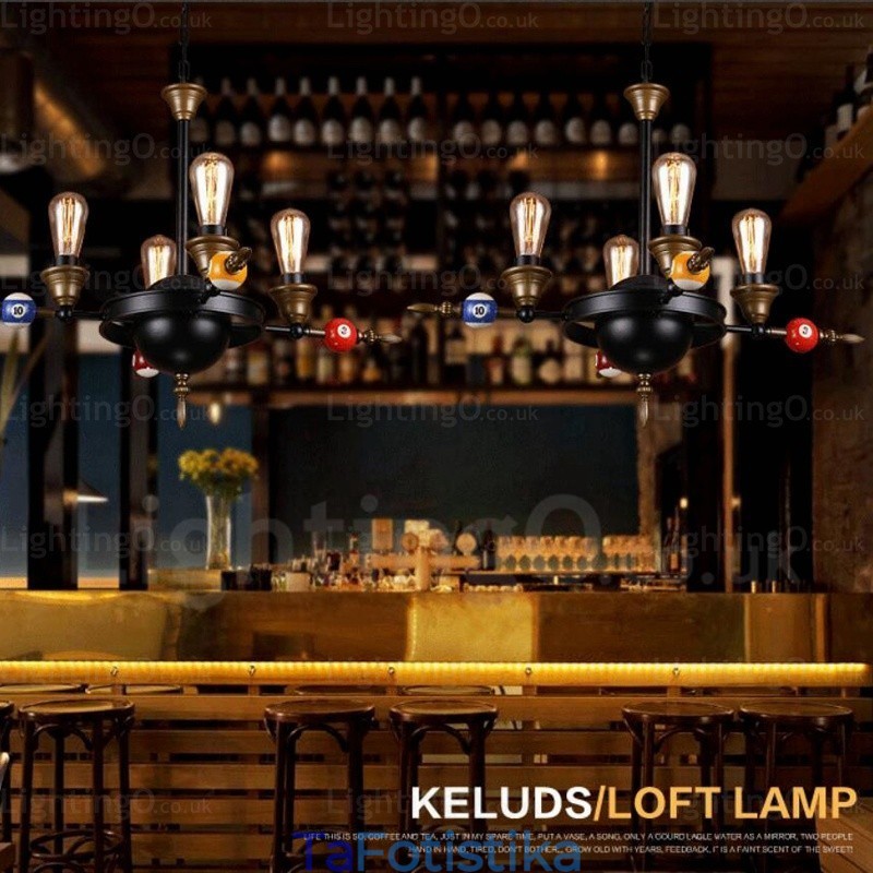 Φωτιστικό κρεμαστό 4 Light Country Rustic Vintage Retro