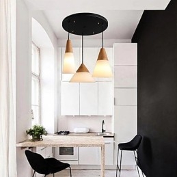 Πολυέλαιος Mini Style Modern Contemporary Metal 3 Light Κρεμαστό Φωτιστικό