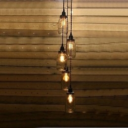 The North American Country Style Of American Art Bottle Chandelier