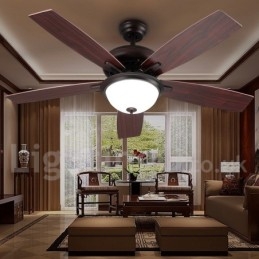 Ανεμιστήρας οροφής 52" Country Retro Rustic Lodge Vintage