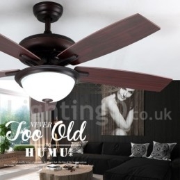 Ανεμιστήρας οροφής 52" Country Retro Rustic Lodge Vintage