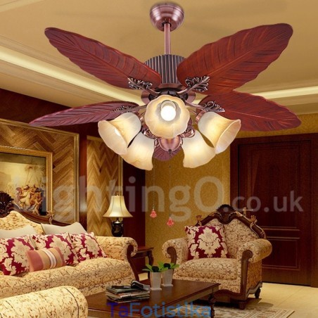 Ανεμιστήρας οροφής 48" Country Retro Rustic Lodge Vintage Ανεμιστήρας οροφής 48" Country Retro Rustic Lodge Vintage