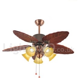 Ανεμιστήρας οροφής 48" Country Retro Rustic Lodge Vintage