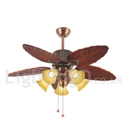 Ανεμιστήρας οροφής 48" Country Retro Rustic Lodge Vintage