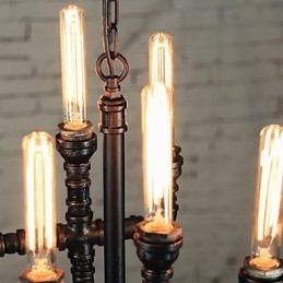 Πολυέλαιος Mini Style Rustic Lodge Retro Metal