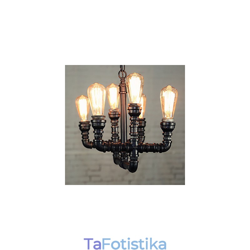 Πολυέλαιος Mini Style Rustic Lodge Retro Metal