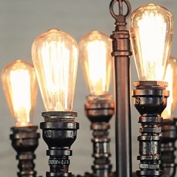 Πολυέλαιος Mini Style Rustic Lodge Retro Metal