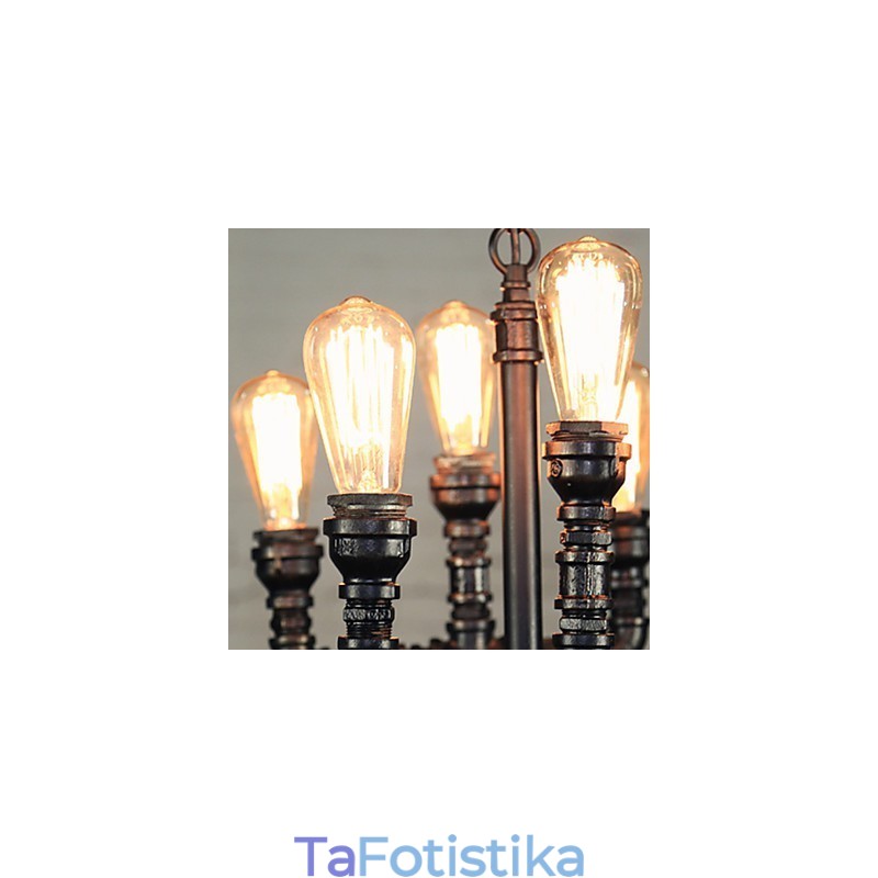Πολυέλαιος Mini Style Rustic Lodge Retro Metal