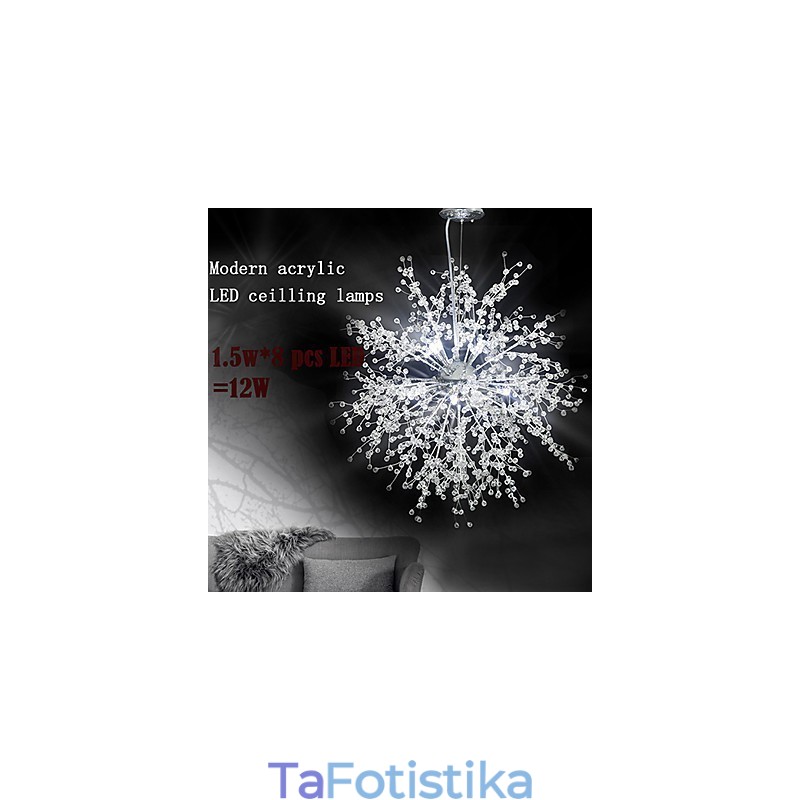 Πολυέλαιος κρεμαστό φως μιμείται Crystal Globe