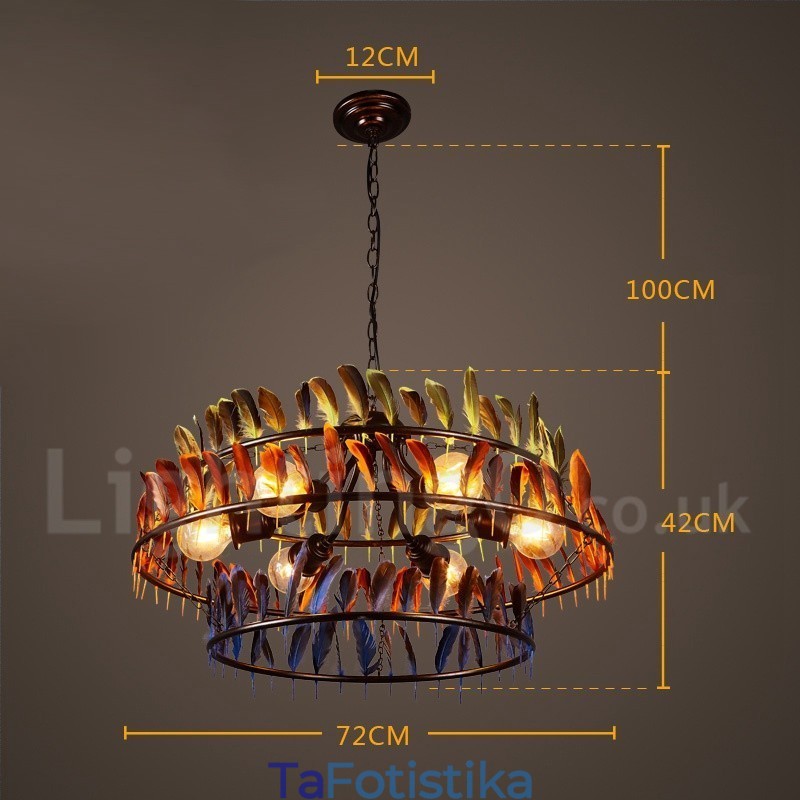 Retro Lighting Store Κρεμαστό Φωτιστικό πολυελαίου