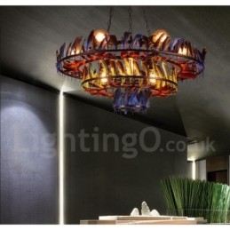 Retro Steel Lighting Store Κρεμαστό Φωτιστικό πολυελαίου