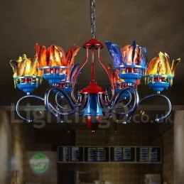 Retro Steel Lighting Store Κρεμαστό Φωτιστικό πολυελαίου