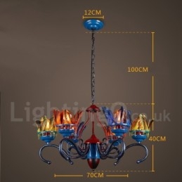 Retro Steel Lighting Store Κρεμαστό Φωτιστικό πολυελαίου