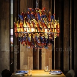 Retro Steel Lighting Store Κρεμαστό Φωτιστικό πολυελαίου