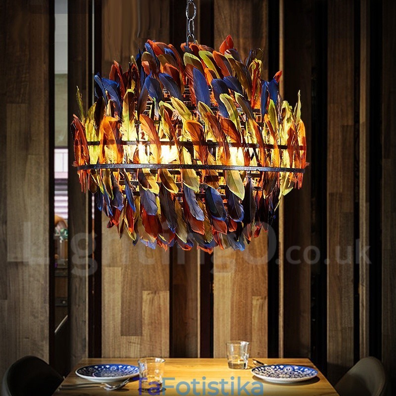Retro Steel Lighting Store Κρεμαστό Φωτιστικό πολυελαίου