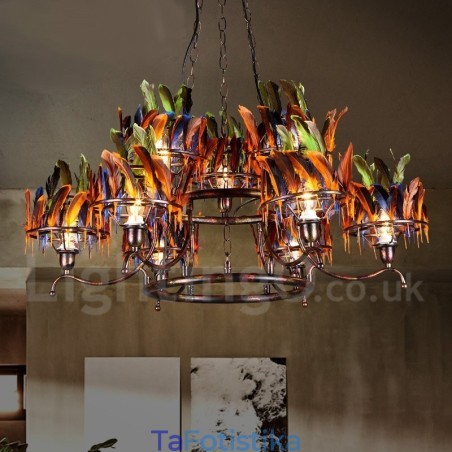 Retro Steel Lighting Store Κρεμαστό Φωτιστικό πολυελαίου Retro Steel Lighting Store Κρεμαστό Φωτιστικό πολυελαίου