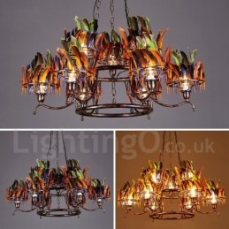 Retro Steel Lighting Store Κρεμαστό Φωτιστικό πολυελαίου