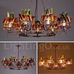 Retro Steel Lighting Store Κρεμαστό Φωτιστικό πολυελαίου