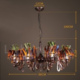Retro Steel Lighting Store Κρεμαστό Φωτιστικό πολυελαίου