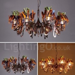 Retro Steel Lighting Store Κρεμαστό Φωτιστικό πολυελαίου