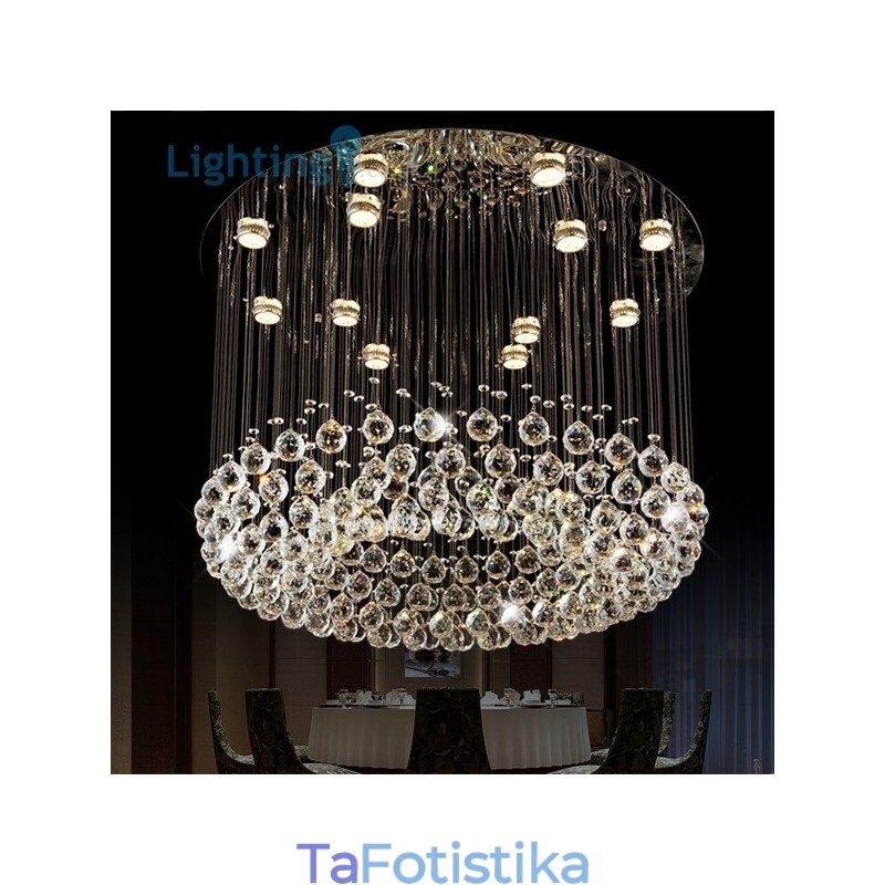 Crystal Chandelier Modern Bird Nest Luxury Duplex Φωτιστικό Οροφής