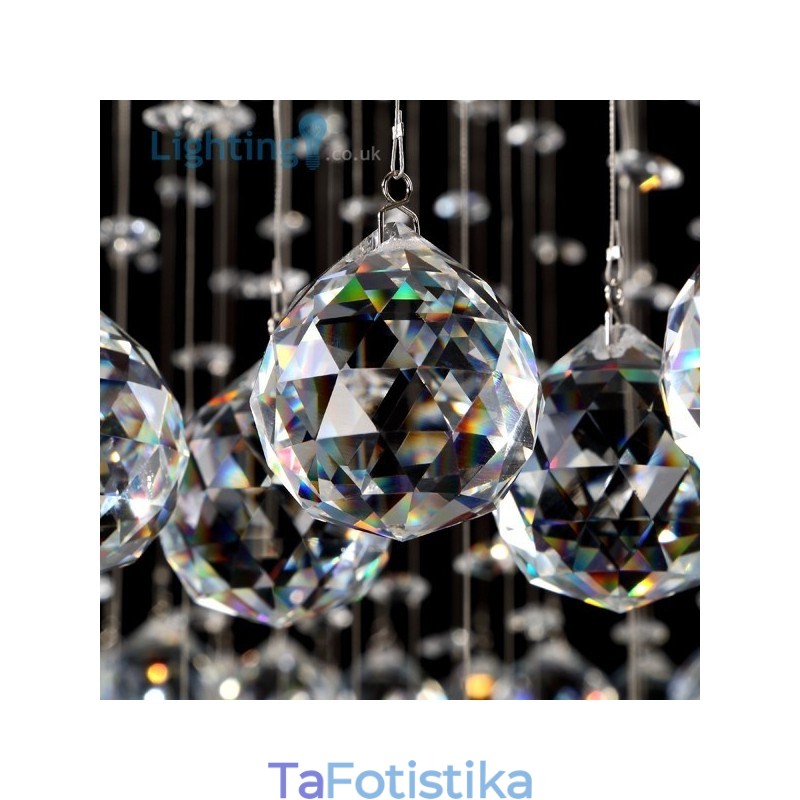 Crystal Chandelier Modern Bird Nest Luxury Duplex Φωτιστικό Οροφής