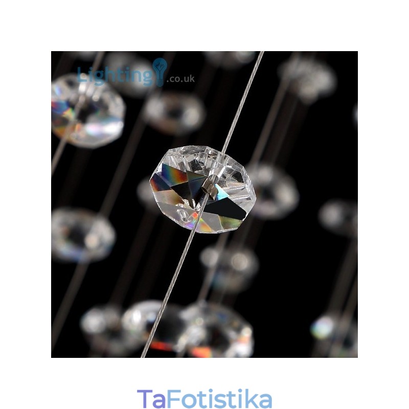 Crystal Chandelier Modern Bird Nest Luxury Duplex Φωτιστικό Οροφής