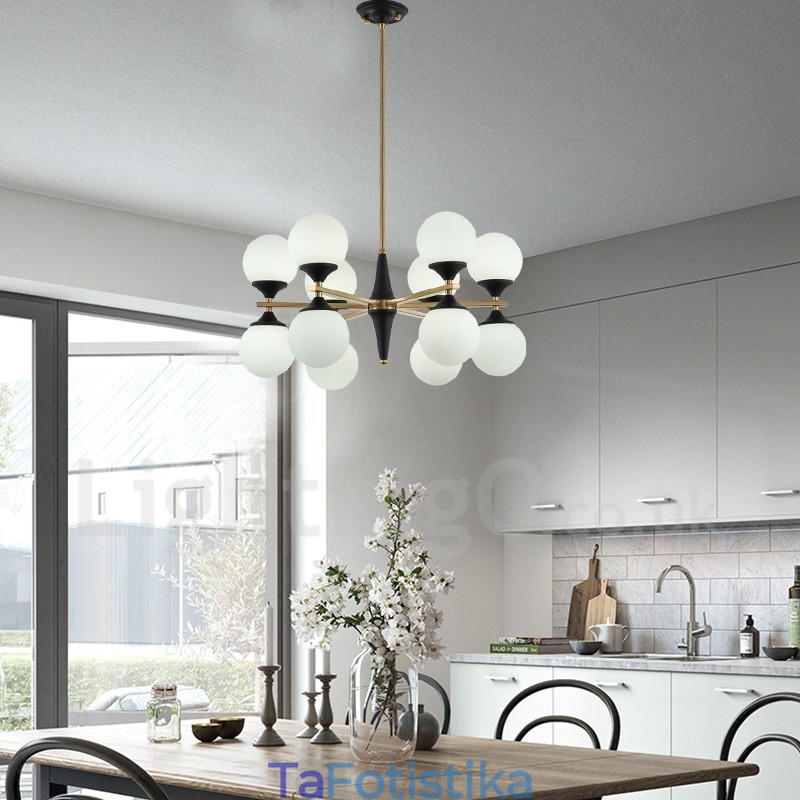 Nordic 12 Bulb Lighting Chandelier Lights Magic Bean Lamp Creative Lamps
