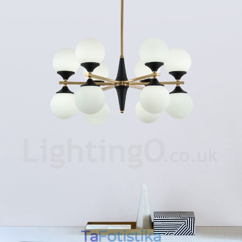 Nordic 12 Bulb Lighting Chandelier Lights Magic Bean Lamp Creative Lamps