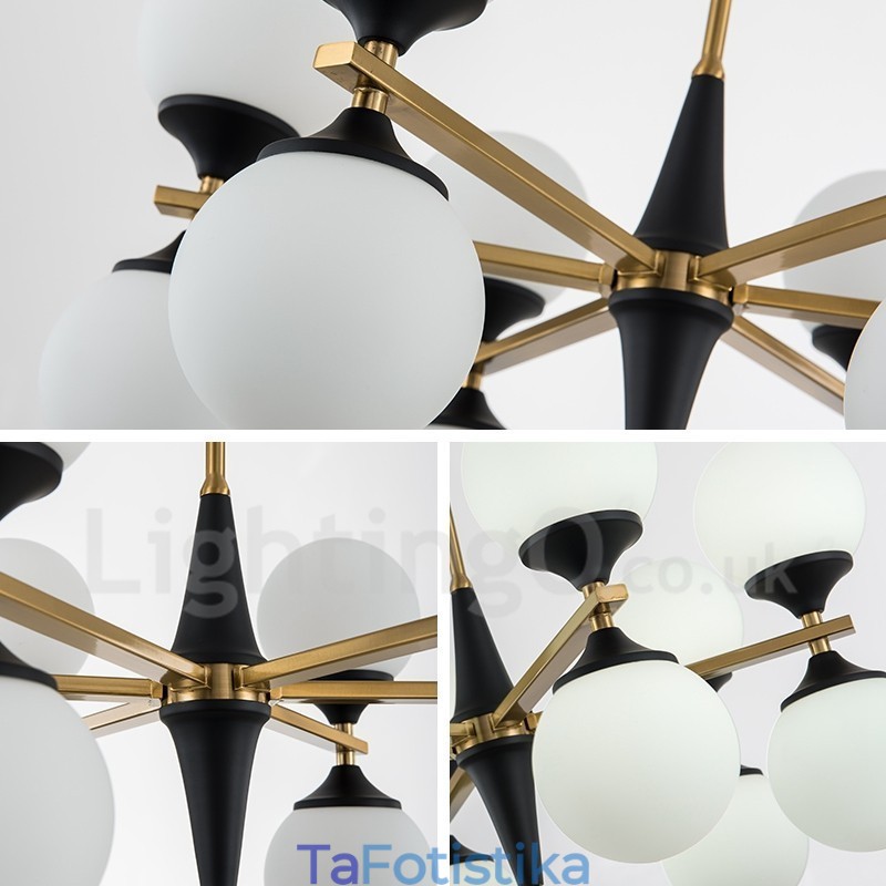 Nordic 12 Bulb Lighting Chandelier Lights Magic Bean Lamp Creative Lamps