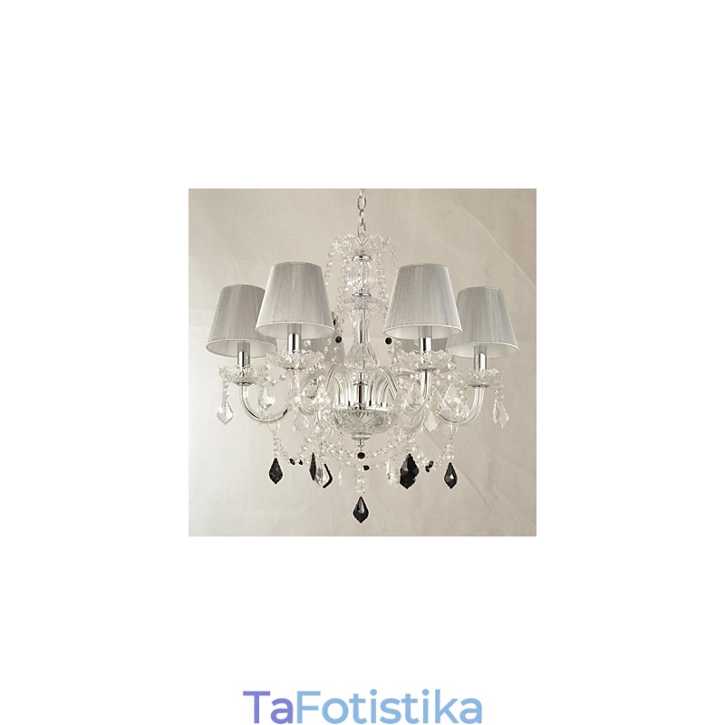 Chandelier Crystal Luxury Modern 1 Tiers Living 6 Lights