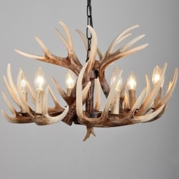 6 Light Rustic Artistic Retro Antler Vintage Πολυέλαιος