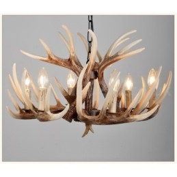 6 Light Rustic Artistic Retro Antler Vintage Πολυέλαιος
