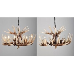 6 Light Rustic Artistic Retro Antler Vintage Πολυέλαιος