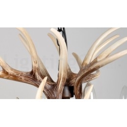 6 Light Rustic Artistic Retro Antler Vintage Πολυέλαιος