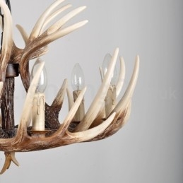 6 Light Rustic Artistic Retro Antler Vintage Πολυέλαιος