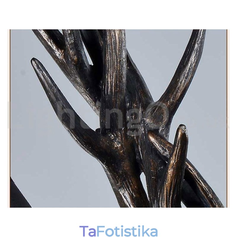 6 Light Rustic Artistic Retro Antler Black Vintage Πολυέλαιος