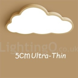 Ultra Thin Clouds Dimmable Μοντέρνα Σύγχρονα Σκανδιναβικά Φανάρια οροφής με ακρυλική σκιά με τηλεχειριστήριο μπορούν επίσης να χρησιμοποιηθούν ως φωτιστικό τοίχου