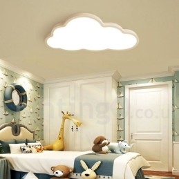 Ultra Thin Clouds Dimmable Μοντέρνα Σύγχρονα Σκανδιναβικά Φανάρια οροφής με ακρυλική σκιά με τηλεχειριστήριο μπορούν επίσης να χρησιμοποιηθούν ως φωτιστικό τοίχου