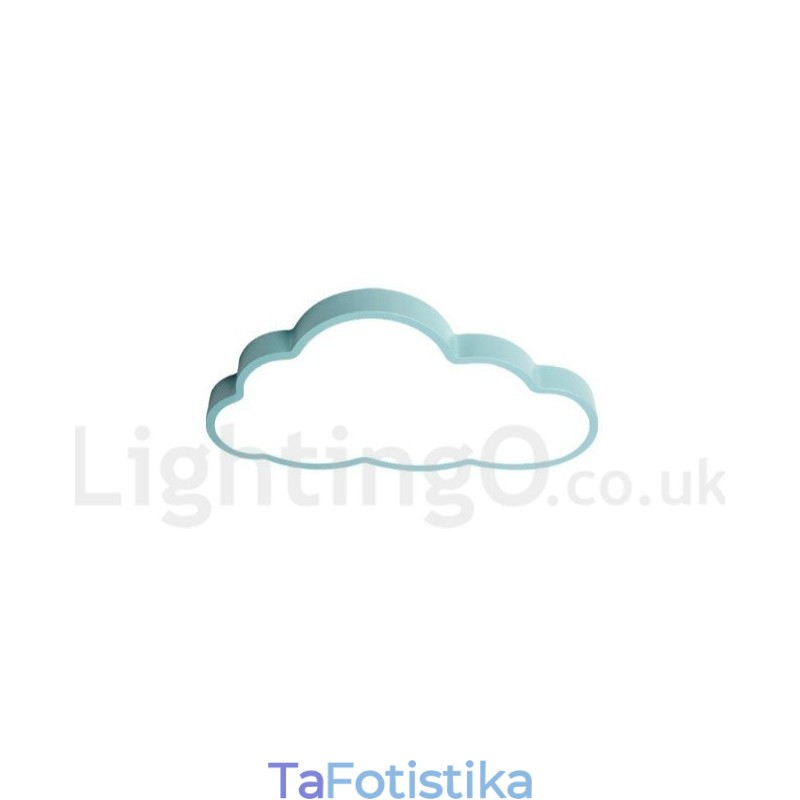 Ultra Thin Clouds Dimmable Μοντέρνα Σύγχρονα Σκανδιναβικά Φανάρια οροφής με ακρυλική σκιά με τηλεχειριστήριο μπορούν επίσης να χρησιμοποιηθούν ως φωτιστικό τοίχου