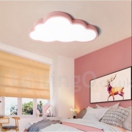 Ultra Thin Clouds Dimmable Μοντέρνα Σύγχρονα Σκανδιναβικά Φανάρια οροφής με ακρυλική σκιά με τηλεχειριστήριο μπορούν επίσης να χρησιμοποιηθούν ως φωτιστικό τοίχου